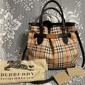 PRELOVED AUTHENTIC BURBERRY TOTE BAG
